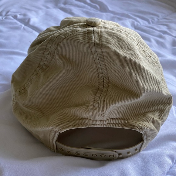 (Sold)Roxy Beige Cap with Embroidered Detail - Picture 3 of 4